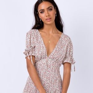 Tullius Mini Dress- Beige